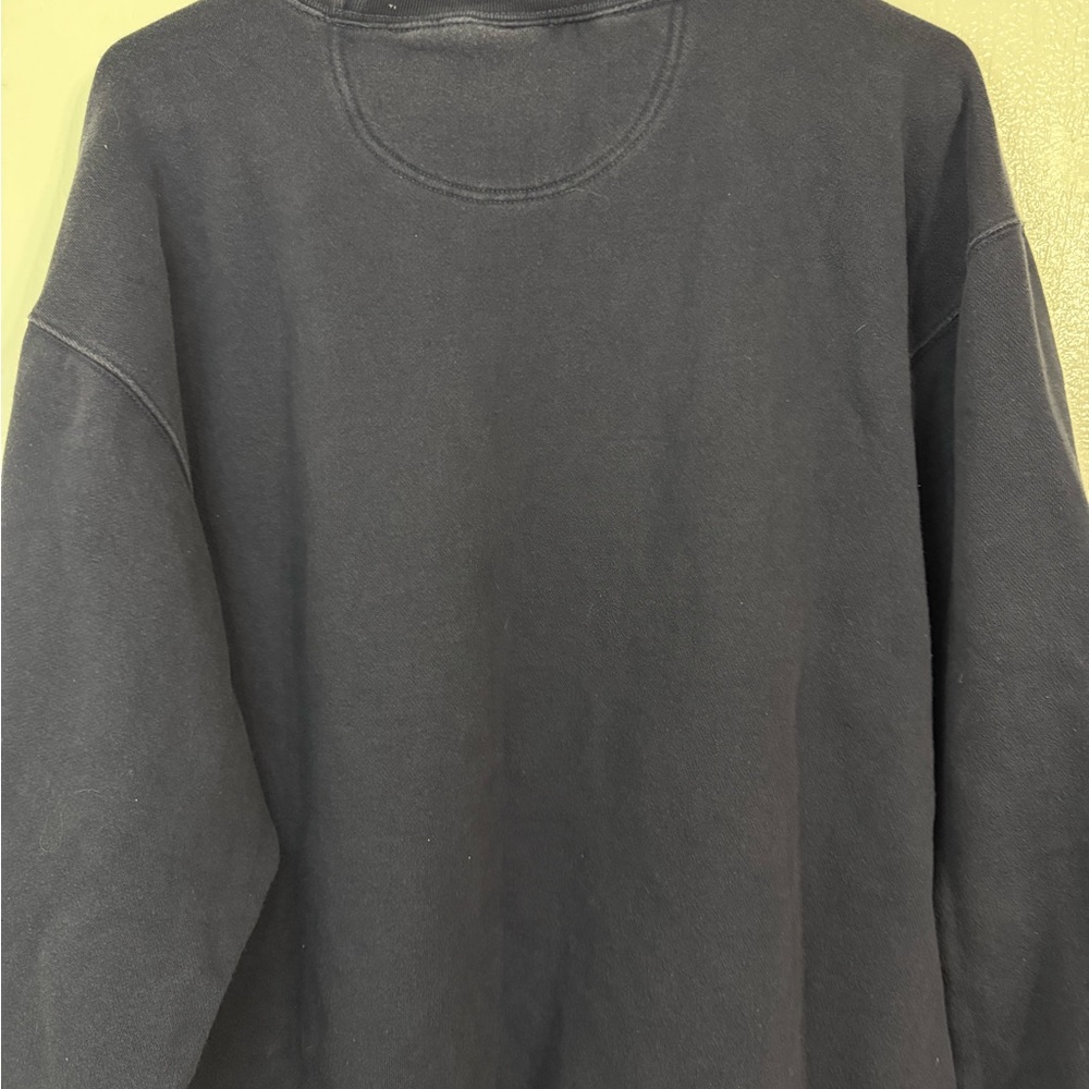 Vintage Chicago Bears Crewneck Reebok Mens L Heavyweight Y2K Navy Blue Spellout - Picture 10 of 10